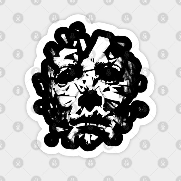 Psycho Mask Sticker by clingcling